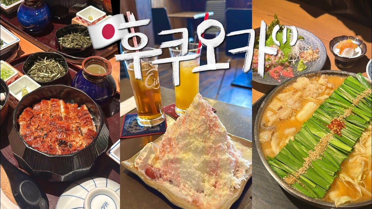 일본 처음인 엄마와 함께하는 후쿠오카 여행~! 🇯🇵후쿠오카 처음이라면 뮤조건 들어와! 꿀팁 알려줄게✨오차즈케 장어덮밥•할머니께서 운영하시는 빙수•모츠나베•후쿠오카 타워, 캐널시티