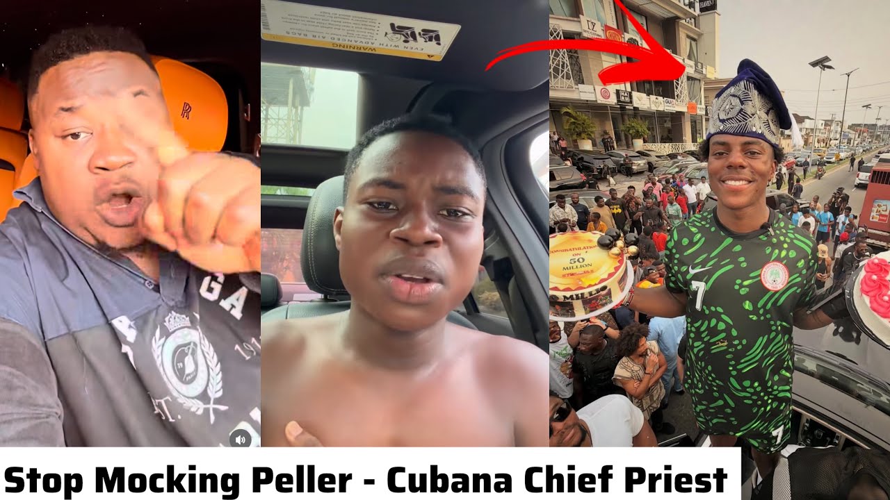 Davido Bestie Cubana Chief Priest Angry after Peller Failed to Meet IShowSpeed and Nigerians Mocking