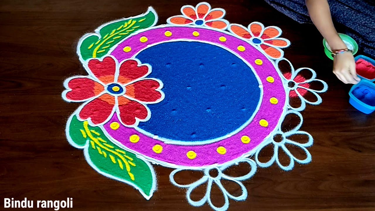 Sankranthi Pongal Pot Rangoli Designs/Bhogi Kundala Muggulu/Pongal Pot Kolams/bhogi muggulu designs 