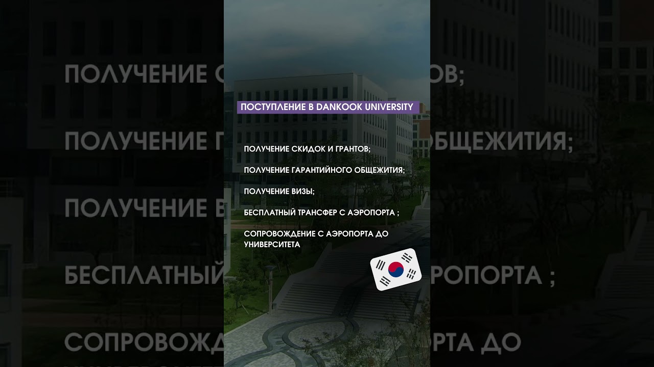 Бесплатное сопровождение в Южную Корею 🇰🇷 #поступлениевкорею #gks #dankookuniversity