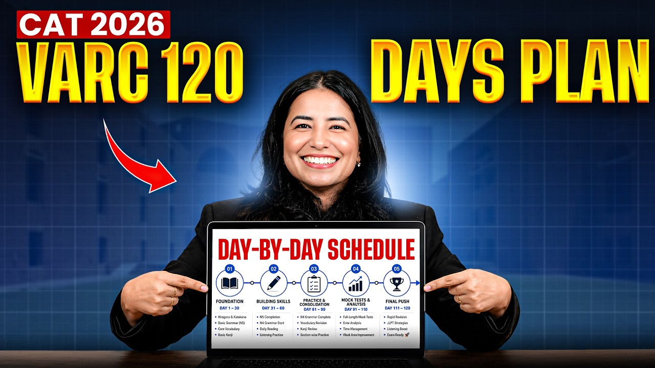 CAT 2026 VARC Study Plan | Preparation Plan to Score 99+ Percentile in the Last 120 Days