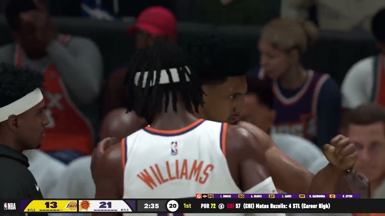 NBA 2K26 Gameplay: Los Angeles Lakers vs Phoenix Suns - (Xbox Series X) [4K60FPS]