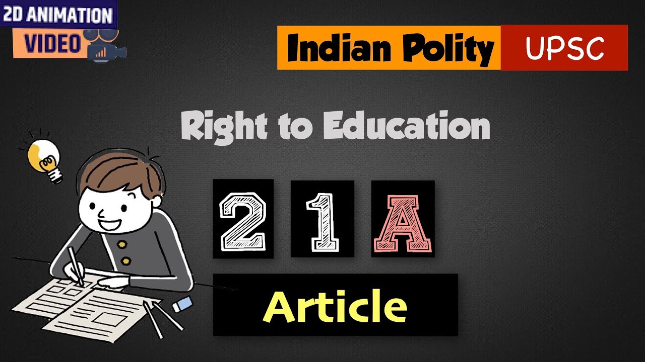 Article 21A of Indian Constitution in Hindi | Right to Education | Fundamental Rights -Indian Polity