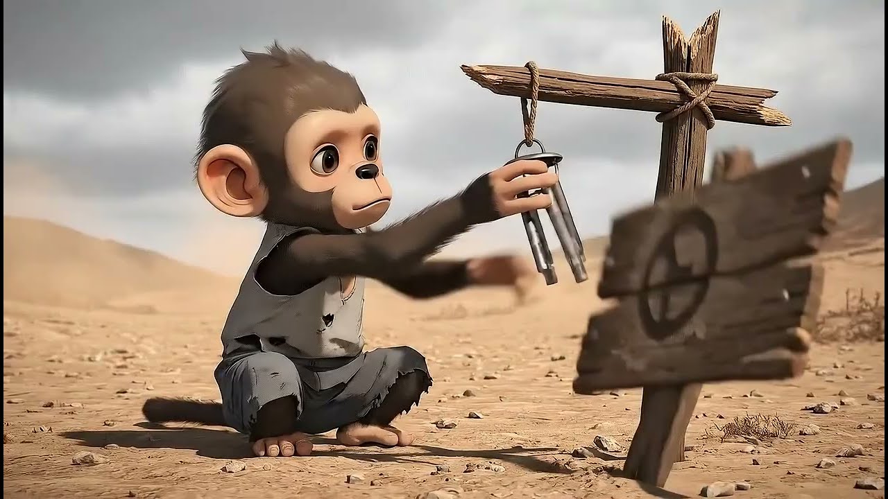 🎬🐯Echoes of the Guardian | Baby Monkey Faces a New Kind of Conflict ⭐✨. #anime #chibi #cute