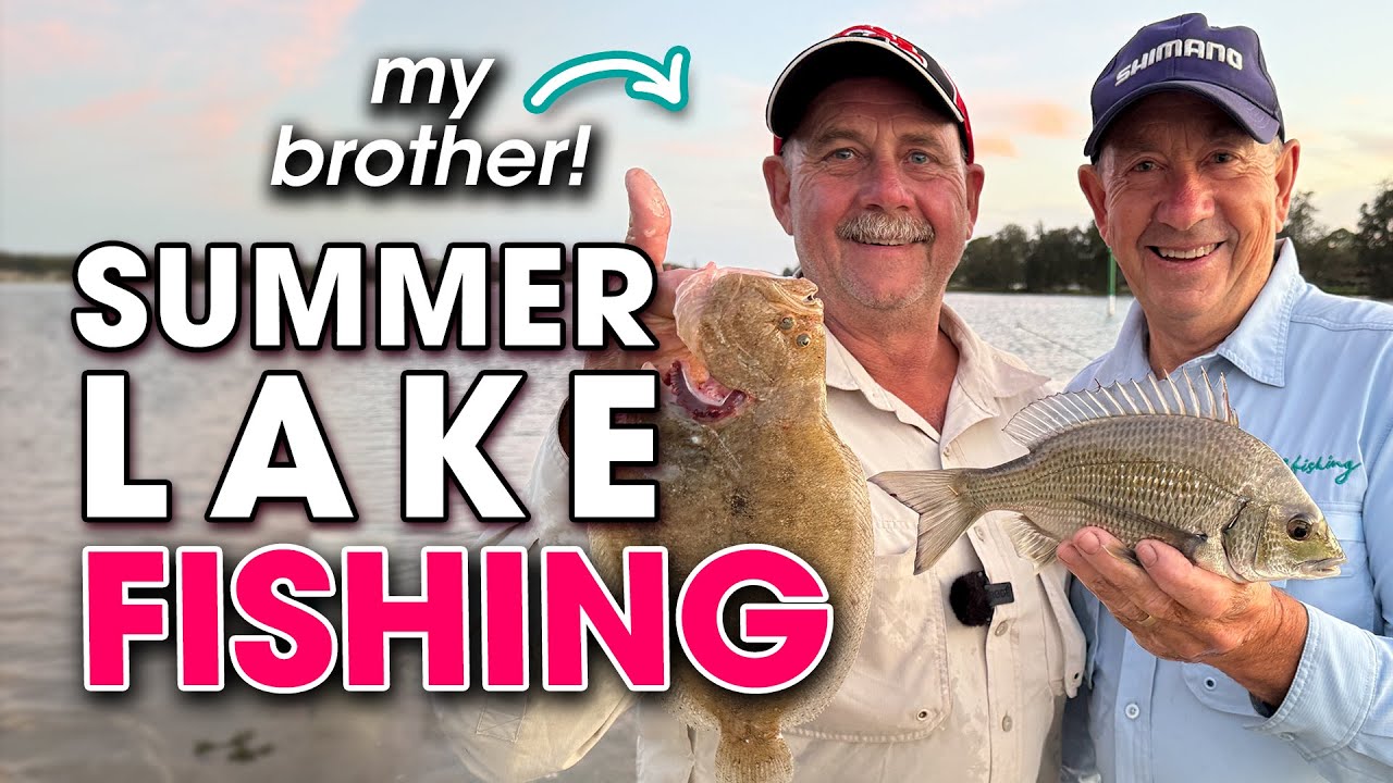 Summer Lake Fishing with my brother: CLASSIC Tactics 😊