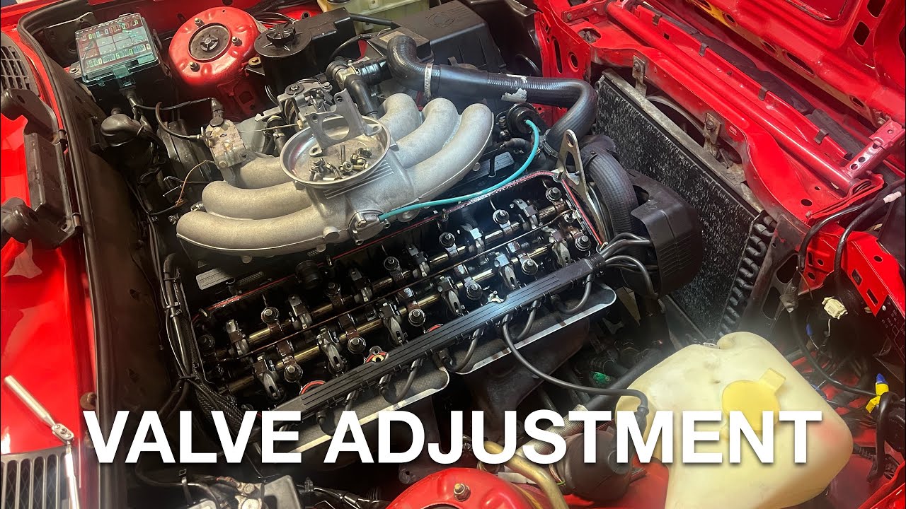 Valve Adjustment on BMW e30 M20 Full procedure