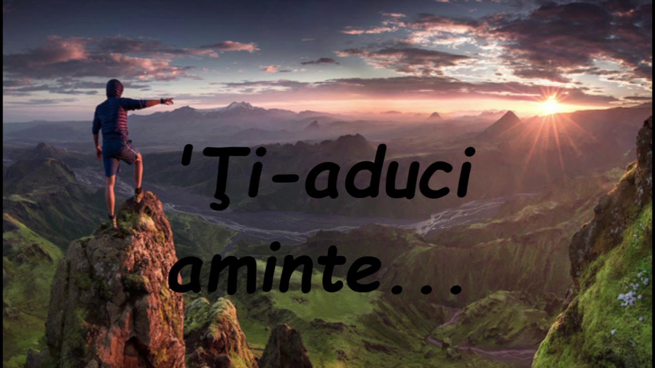 'Ți-aduci aminte...