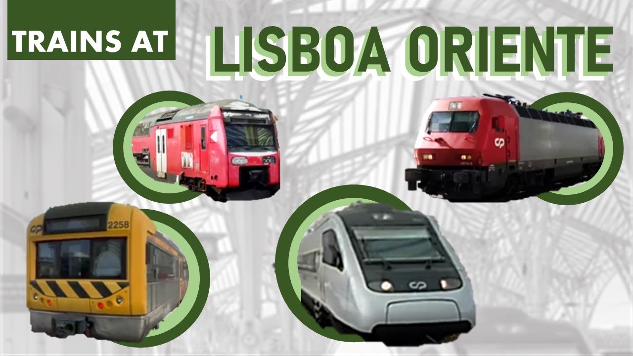 Portugal: Trains at Lisboa Oriente Station