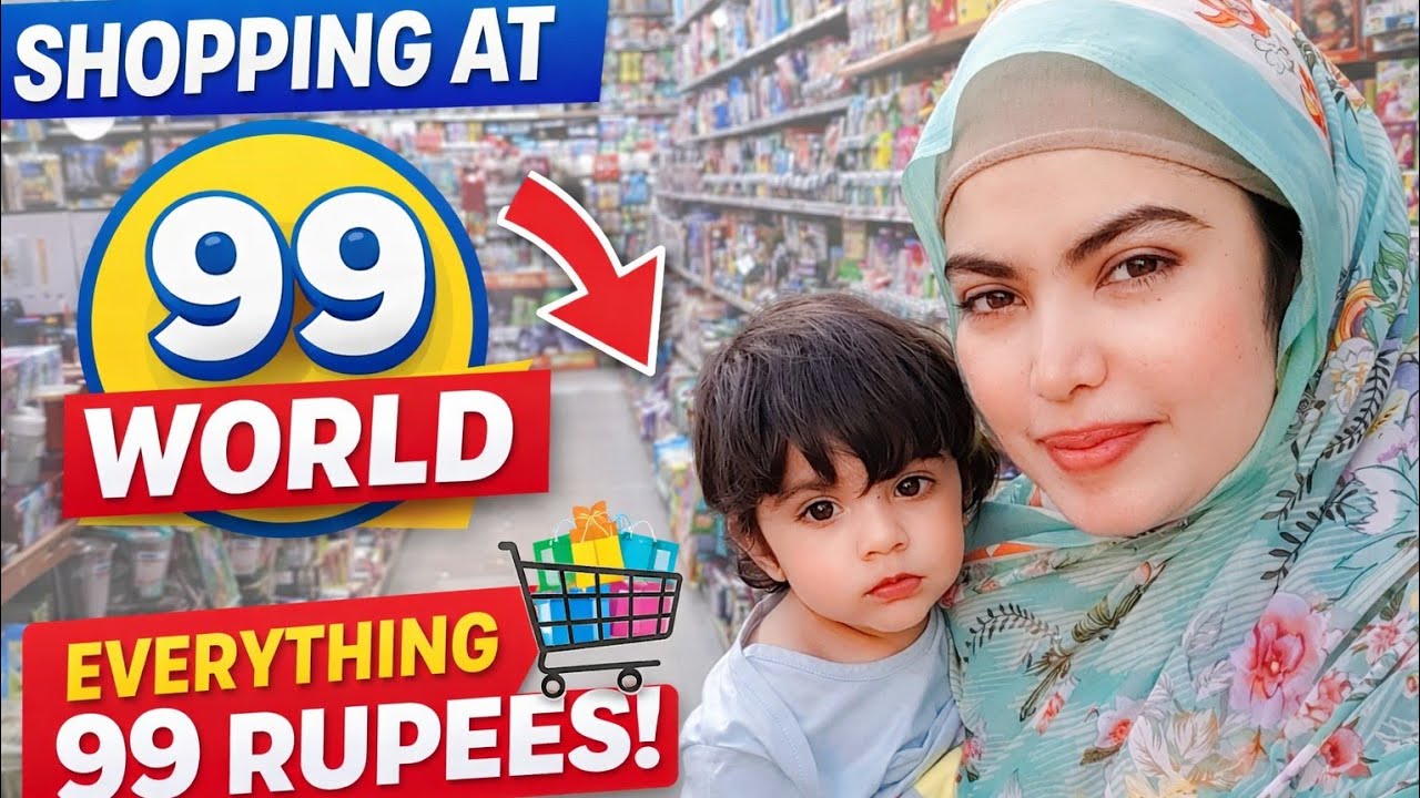 Shopping at 99 World😍 | Everything Just ₹99 | Budget Shopping Haul with karishma n Alyaan