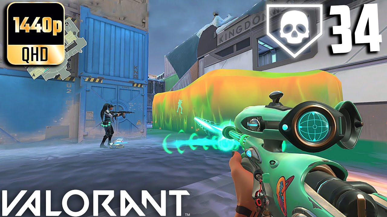 Valorant- 34 Kills As Reyna On Icebox Unrated Full Gameplay #109! (No Commentary)