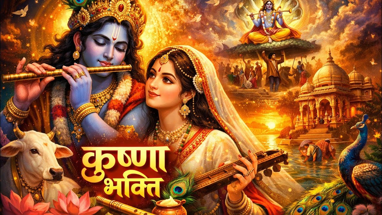 Meera Ke Krishna | Meera&ndash;Krishna Prem Bhakti | Dr Kumar Vishwas Ji Se Prerit | Bhajan Video
