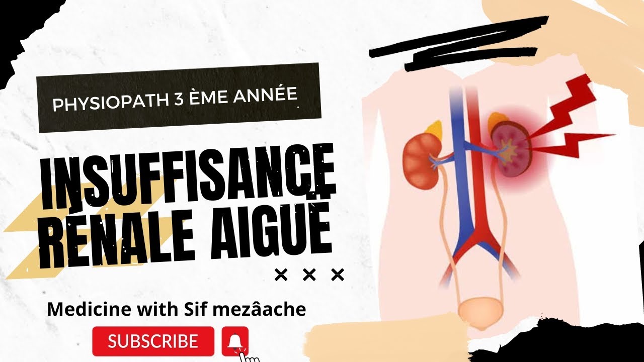 4/ Insuffisance rénale aiguë | Physiopath 3ème MED