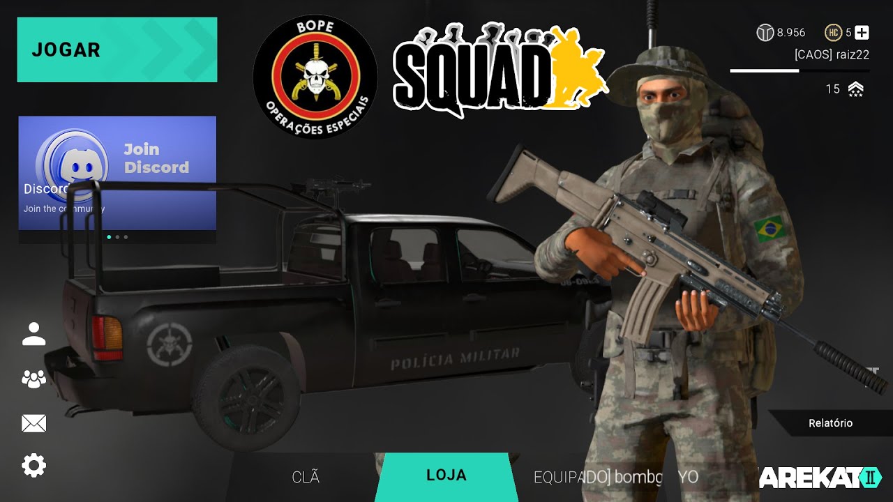 Squad Mobile Novidades da Atualiza&ccedil;&atilde;o