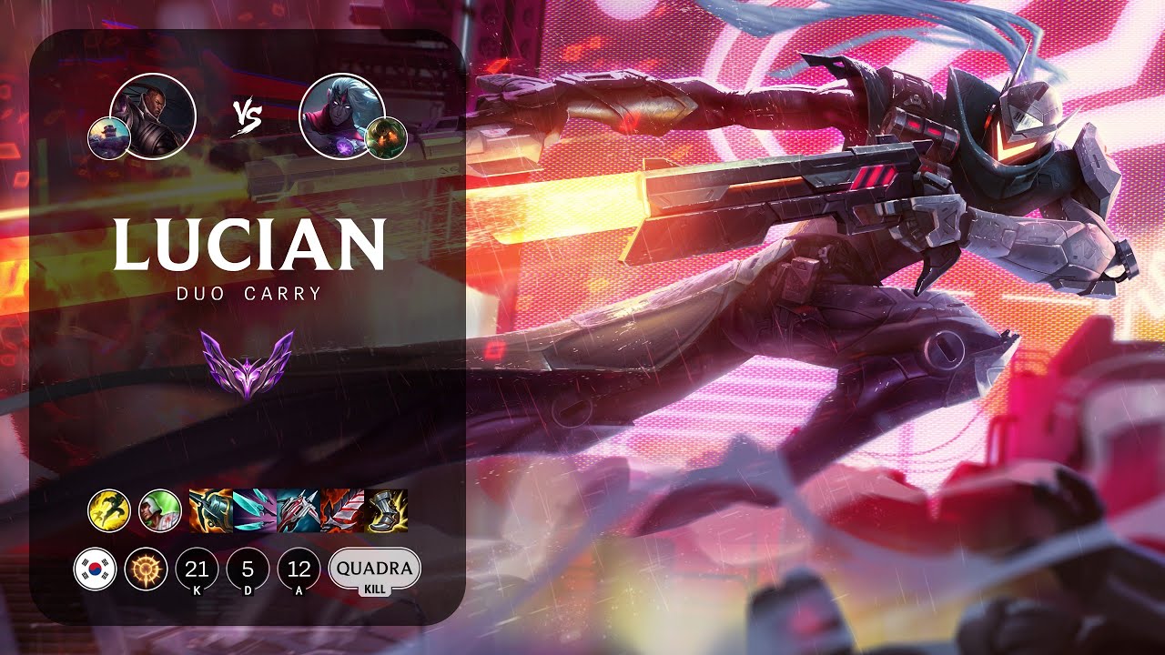 Lucian ADC vs Varus - KR Master Patch 14.6