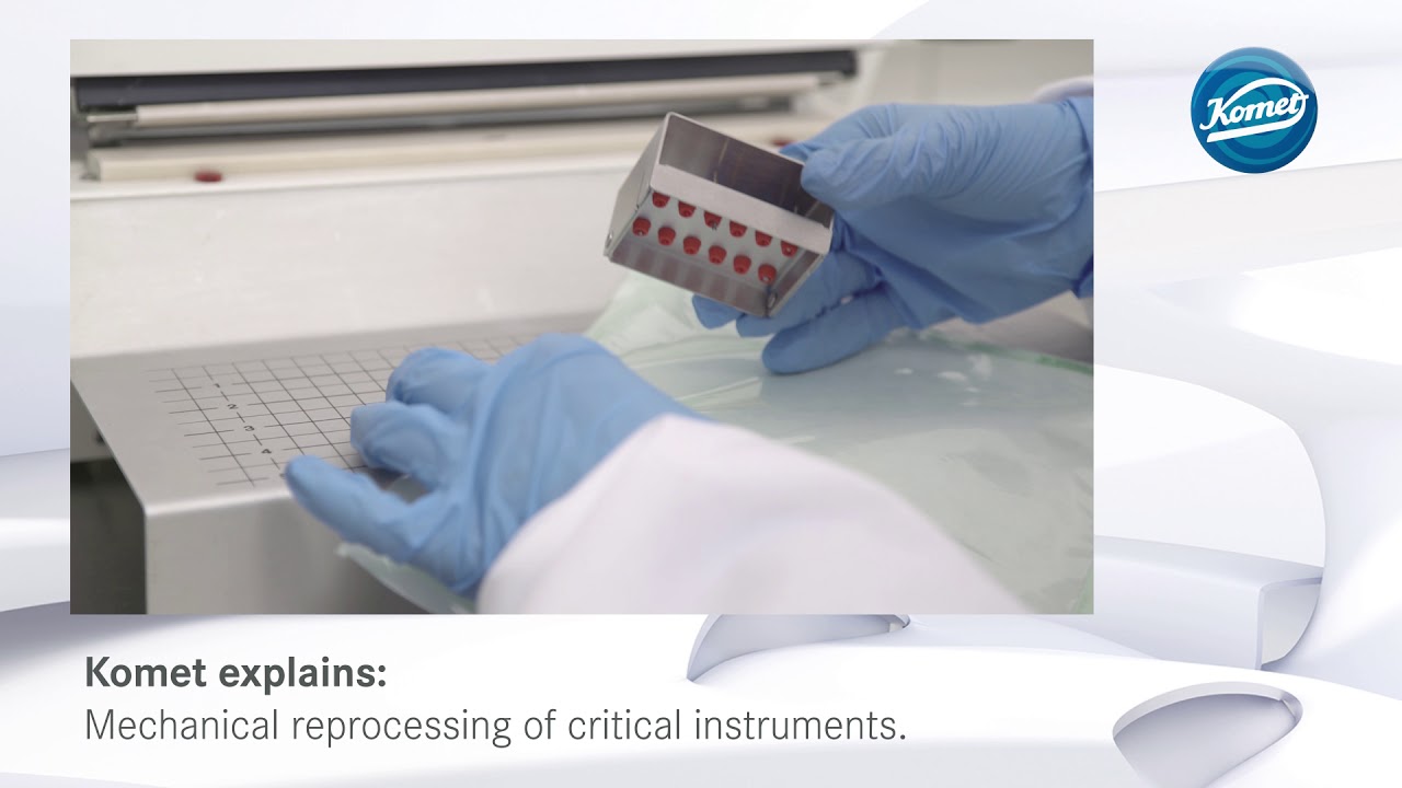 Mechanical reprocessing of critical instruments