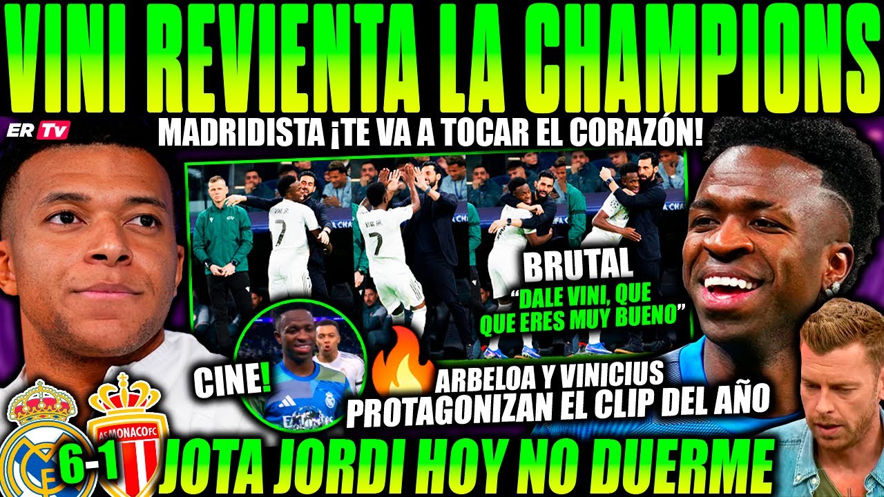 💥 VINI REVIENTA LA CHAMPIONS con UN PARTIDO para LA HISTORIA - ESTAS IMÁGENES TE TOCARÁN el CORAZÓN