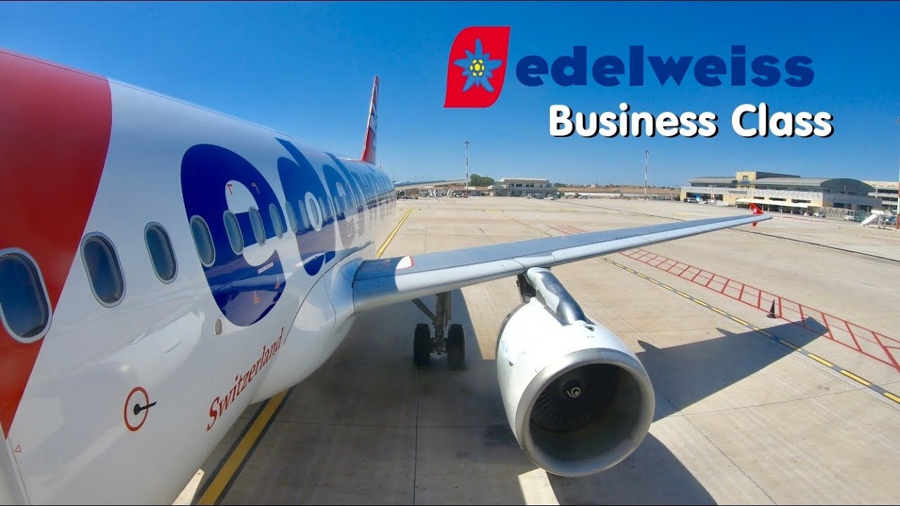 EDELWEISS Business Class Review | Airbus A320 | Zurich - Cagliari | TRIP REPORT