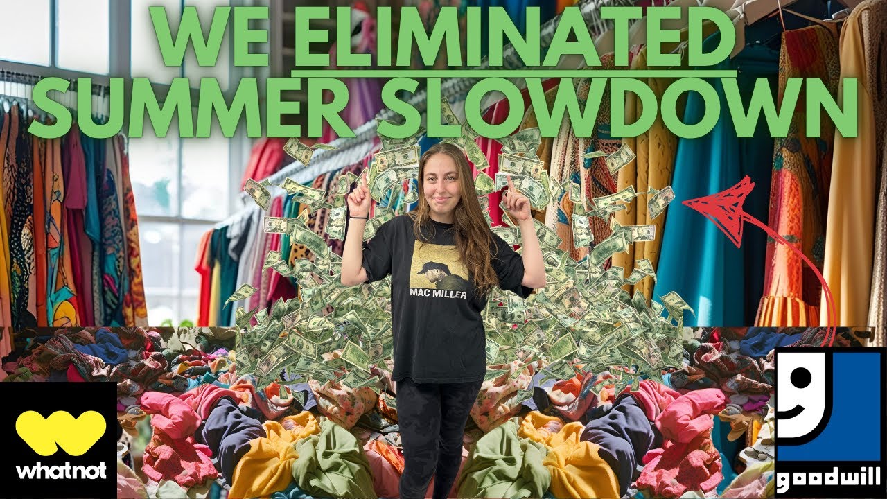 One Of Our Top Strategies For Avoiding Reseller Summer Slowdown - How We Turn $40 Into $600+ Whatnot