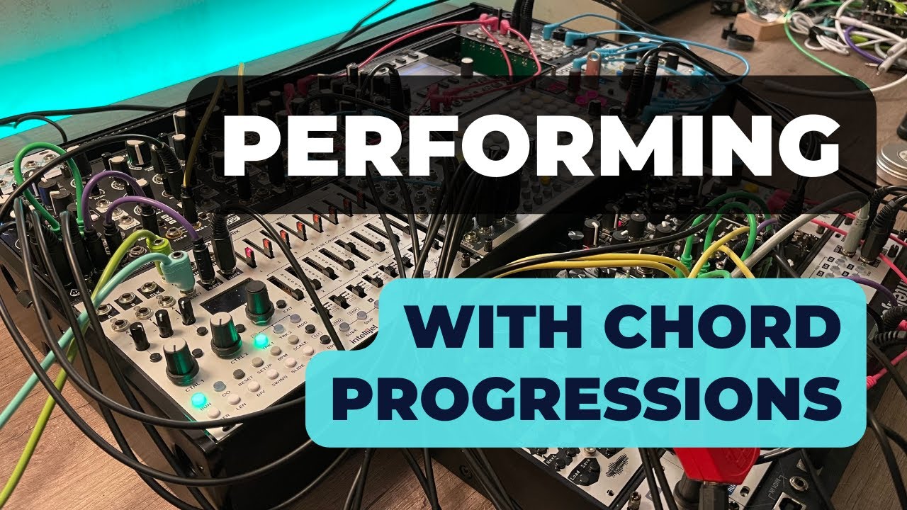 Performing a whole track with parts, drops and chord progressions
