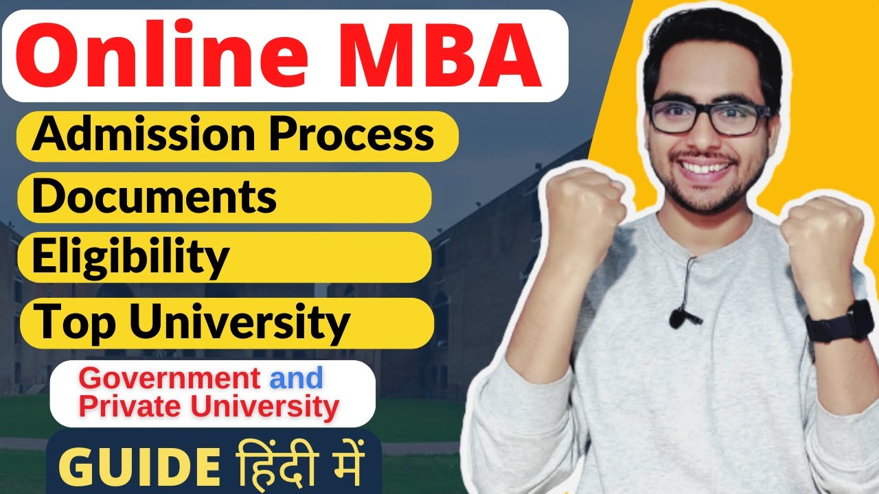 Online MBA Admission Process 2026 | Fees & Eligibility |  Best Online MBA Universities 2026