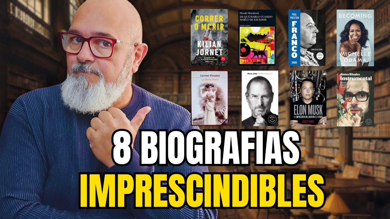 Los MEJORES LIBROS BIOGRÁFICOS que he leído y que no te puedes perder