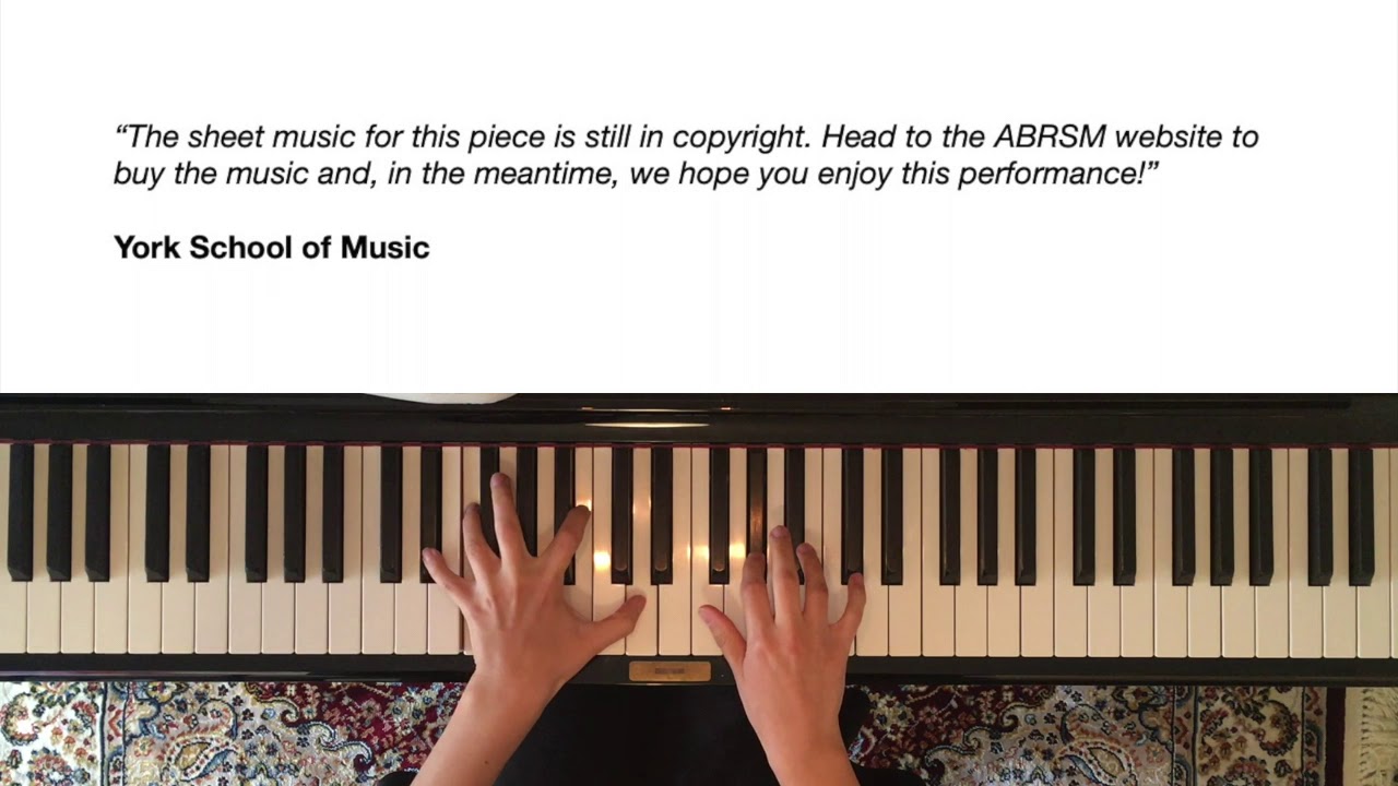 ABRSM 2021-2022 Piano Grade 8 B2: Air by Hopekirk