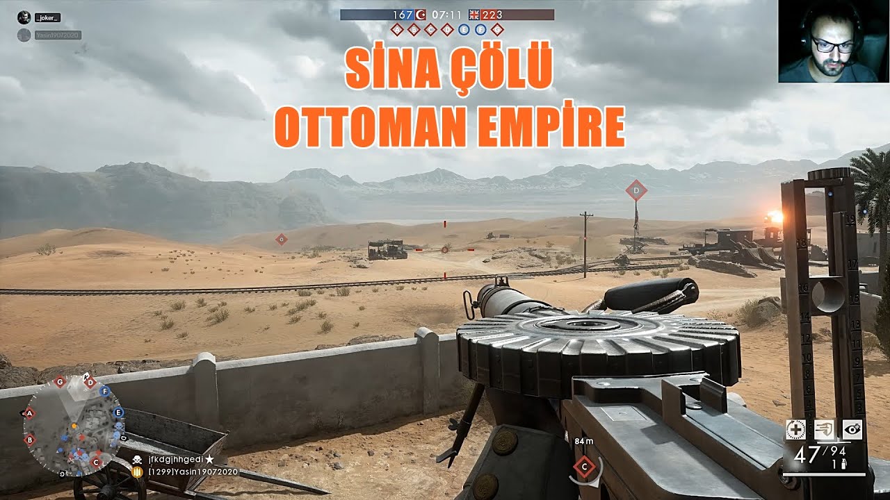 Sina Çölünde Çıldırdık Battlefield 1 TR