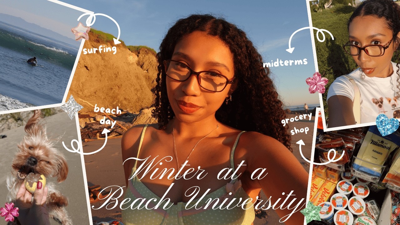 Cold Beach Days & Study Sessions | Winter at A Beach Uni 🐚🌸