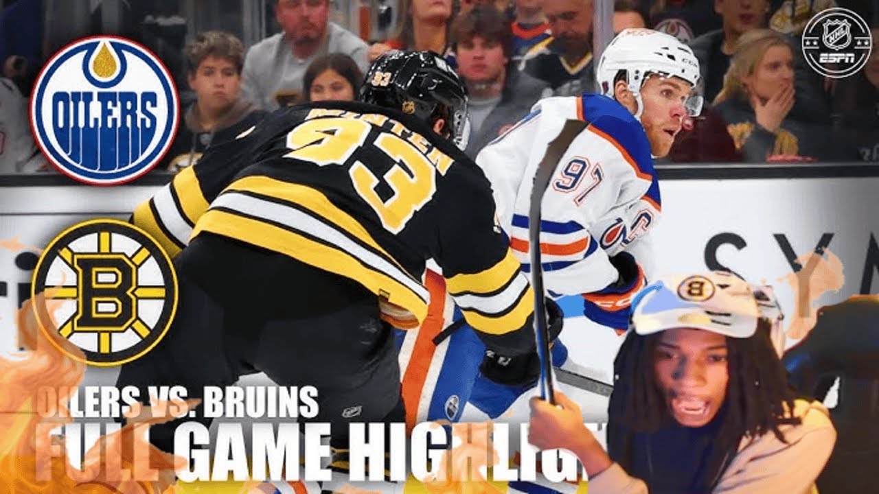 PASTRANAK GOING CRAZY - BRUINS VS OILERS HIGHLIGHTS - REACTION
