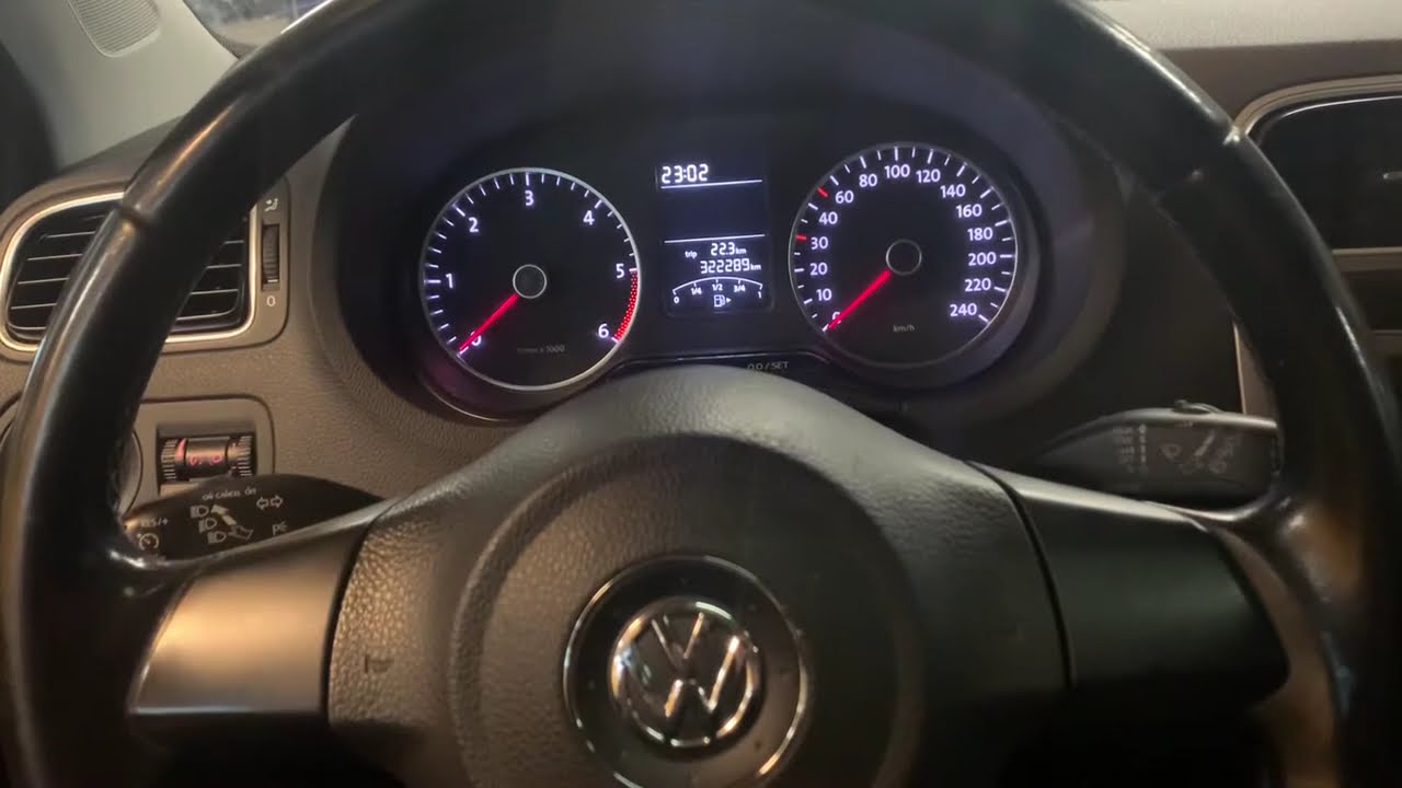 VW Polo 2013 сброс сервиса