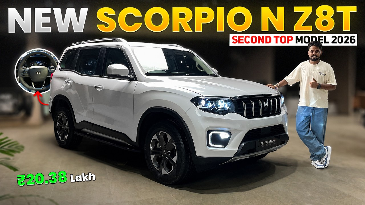 New Mahindra Scorpio N Z8T 2026 🔥| Better Than Top Model? 🤔 Second Top Model Full Review