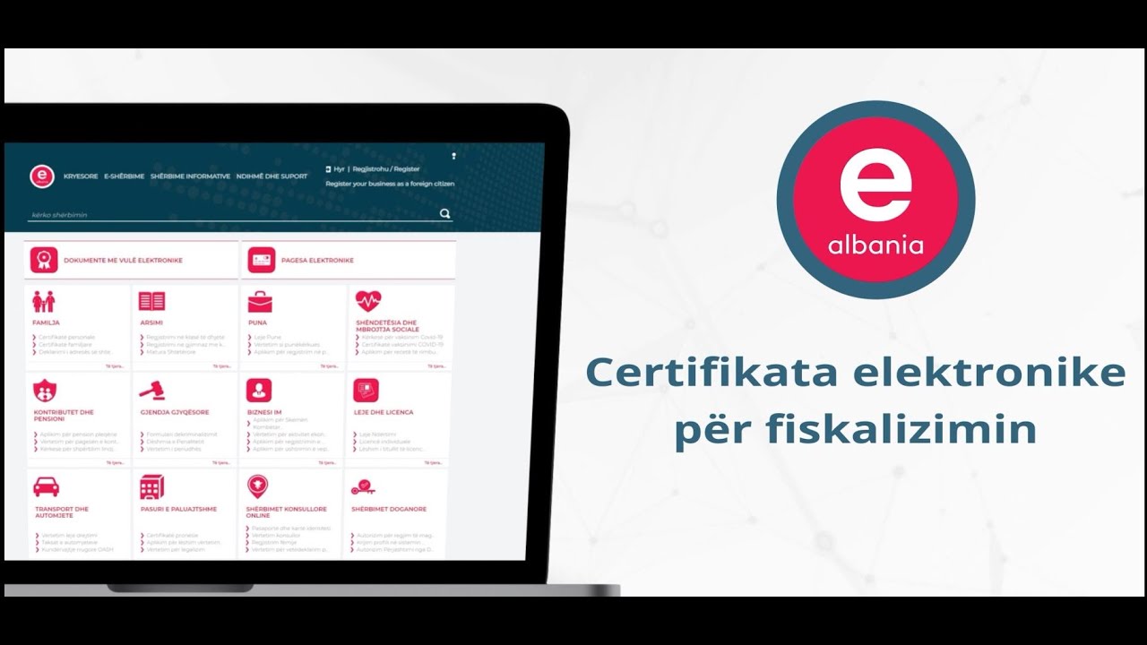 Certifikata elektronike e fiskalizimit