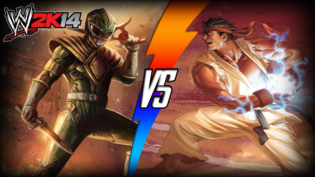 WWE 2K14 S3E6 - Green Ranger VS Ryu (Super Powered Beatdown Match)
