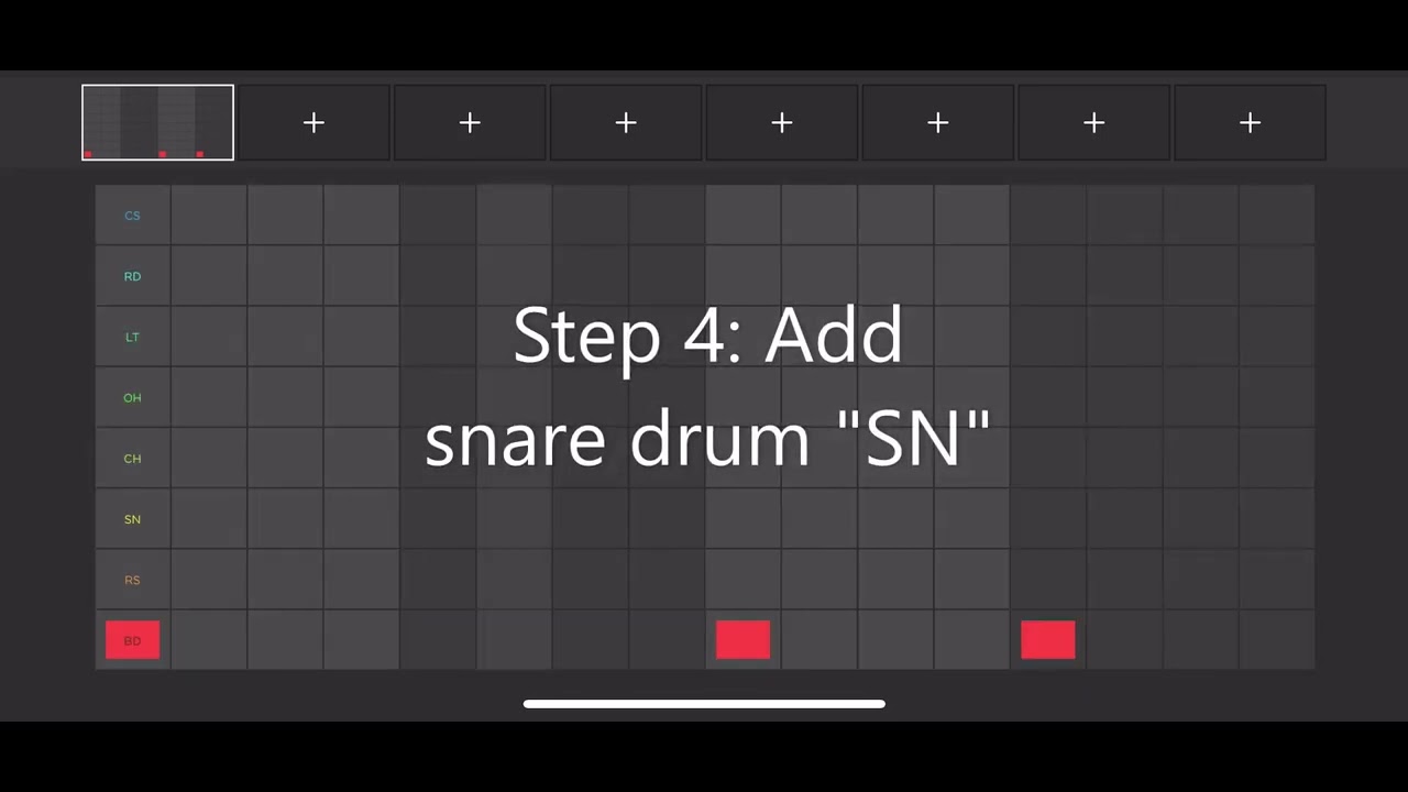 How to make your first beat on the Snap app with step by step instruction