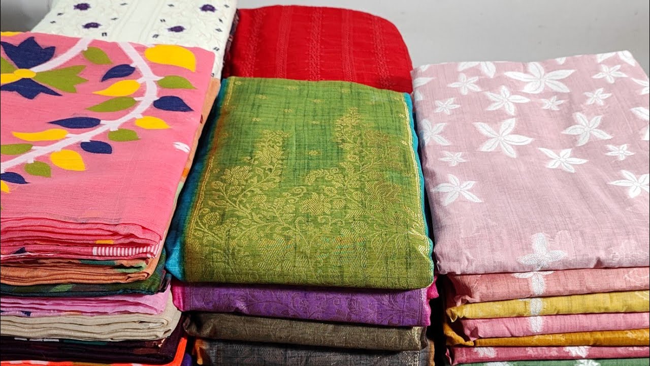 CHRISTMAS COLLECTIONS|PURE MODAL MUSLIN SILK|HANDLOOM COTTON WITH HANDBLOCK  DUPATTA 
