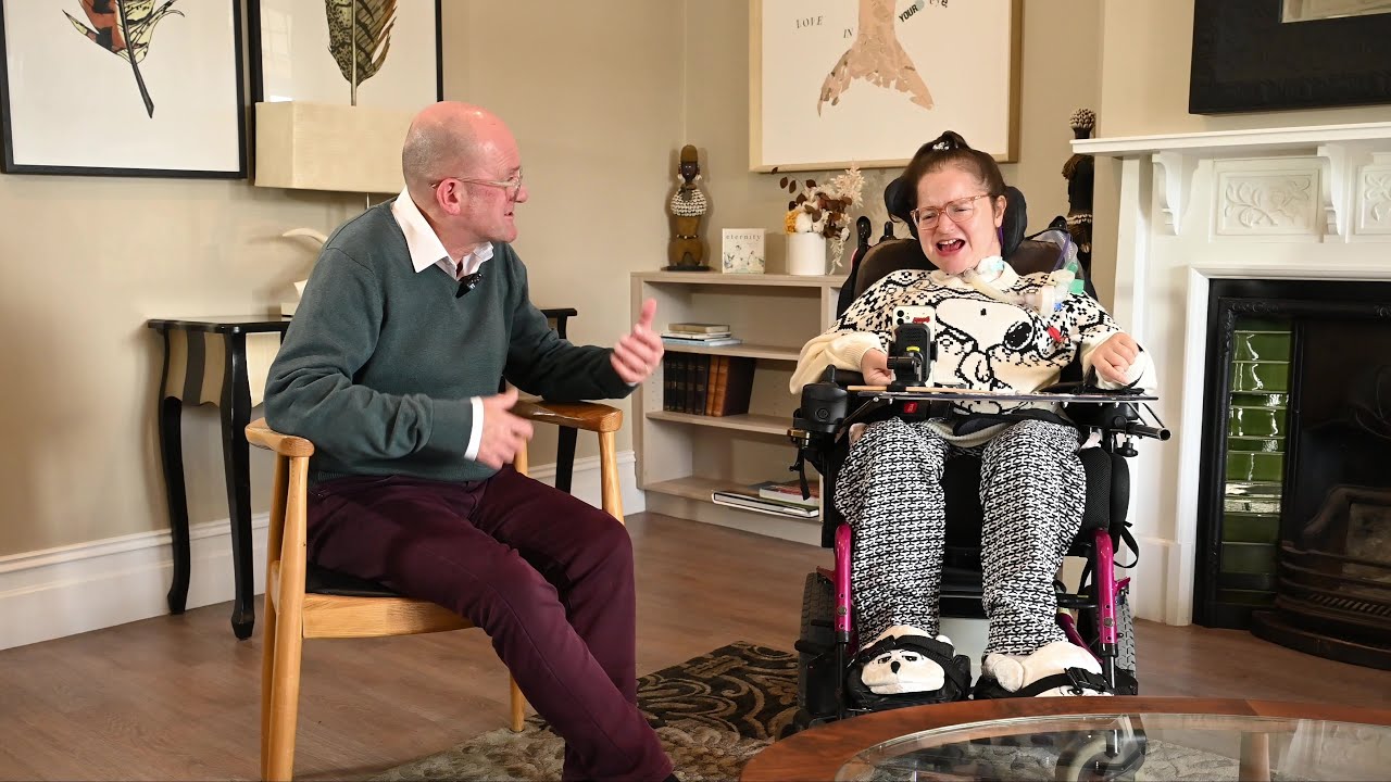 Alice Waterman interviewing Stewart Pope, National Manager of McArthur Health Support