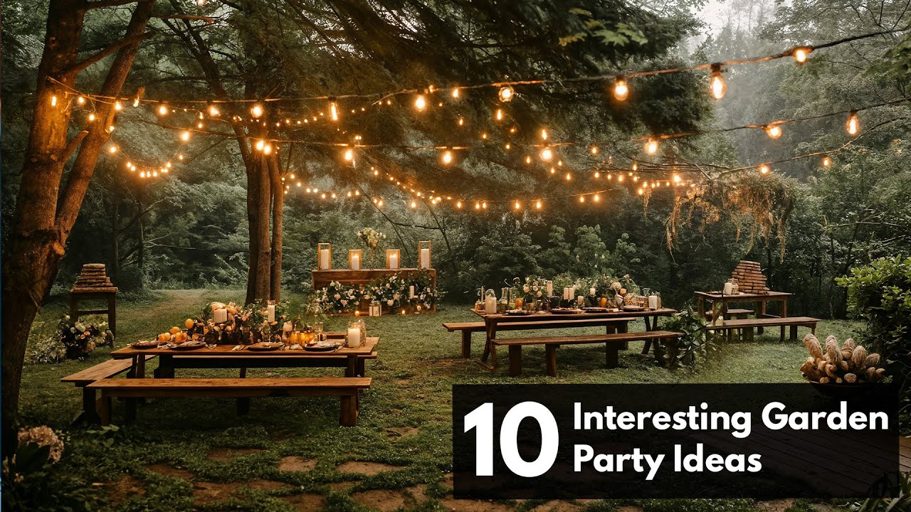 10 Interesting Garden Party Ideas for Outdoor Gatherings