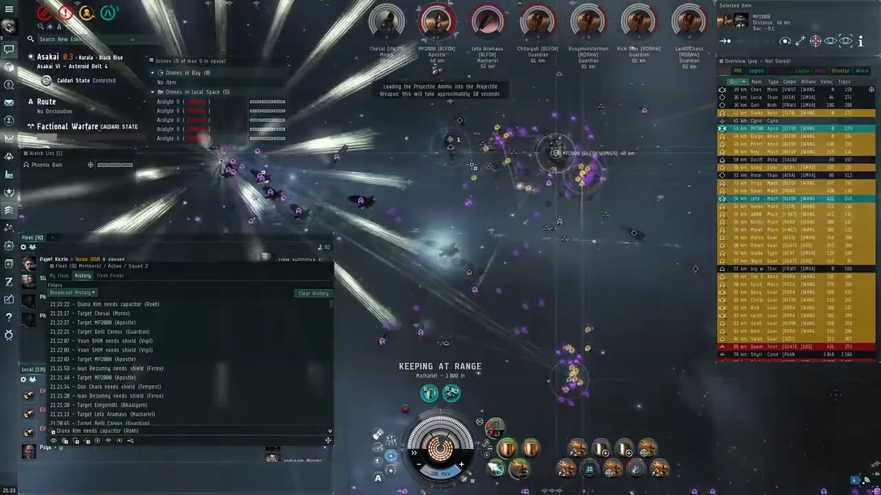 EVE Online - Sin7 & Calmill vs Wangs & Galmill: Citadel Defense