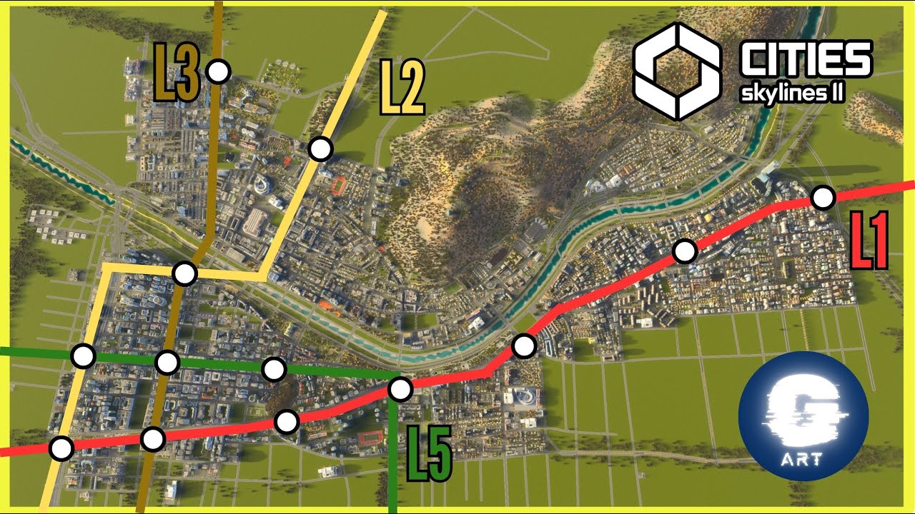 🧑‍🎓 Cómo realizar una red de TRANSPORTE REALISTA en Cities Skylines 2 | Tutorial en Español