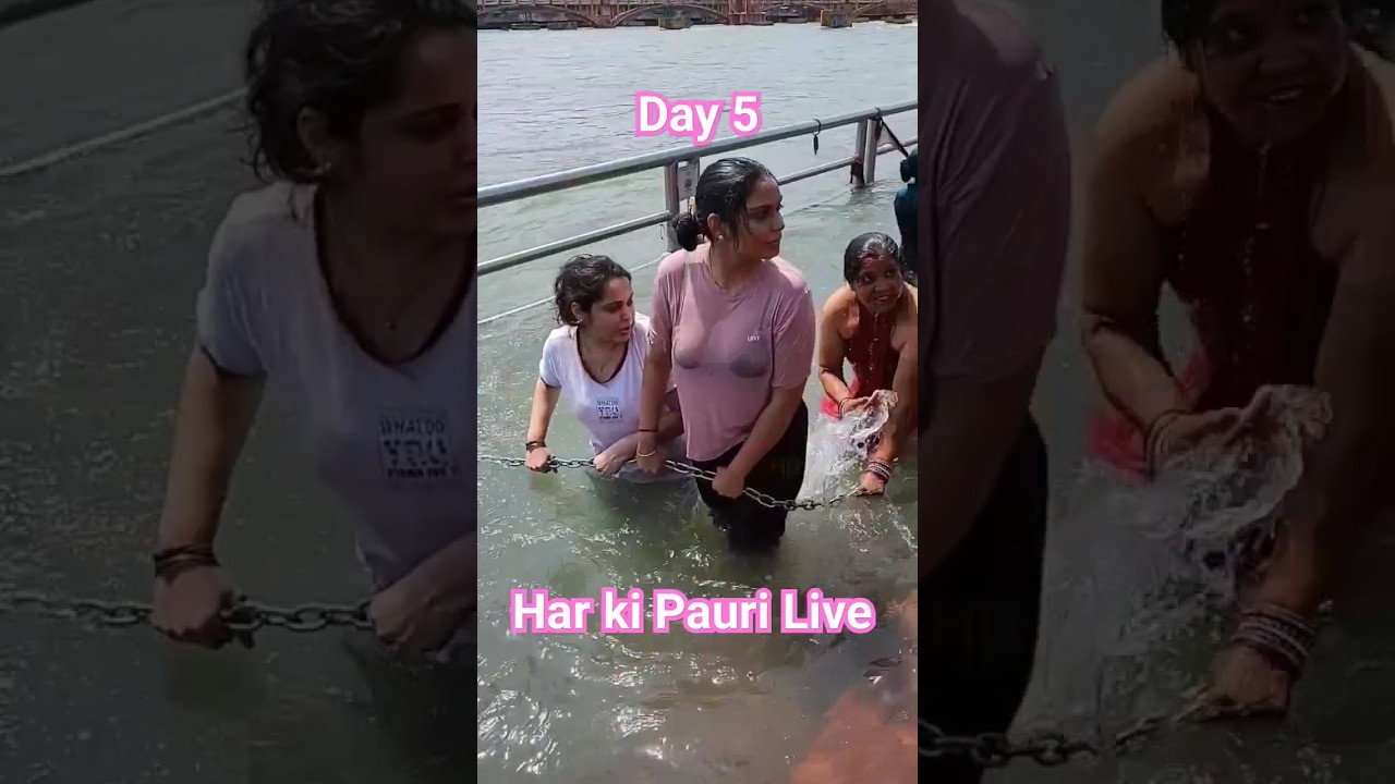 Har Har Gange | Haridwar Har Ki Pauri Ganga Snan 2023 | Pabitra Ganga Snan Haridwar | #shorts