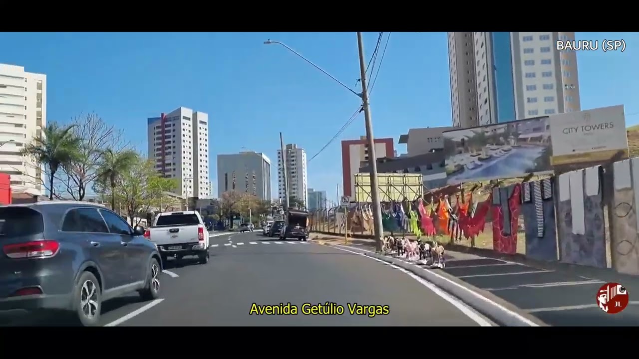Vídeo nº 81 - Bauru SP, 01.09.23 - Passeio pelas ruas de Bauru (SP), a 
