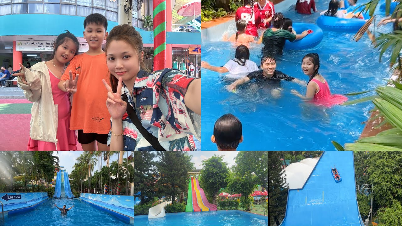 Công viên nước Đầm Sen 02-03-2024 ,tuổi thơ của 9X😍