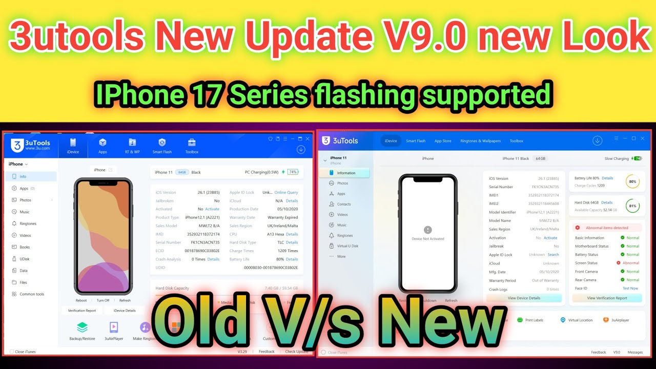 3utools New Update V9.0 Best tool for Apple Devices Flashing | 2025