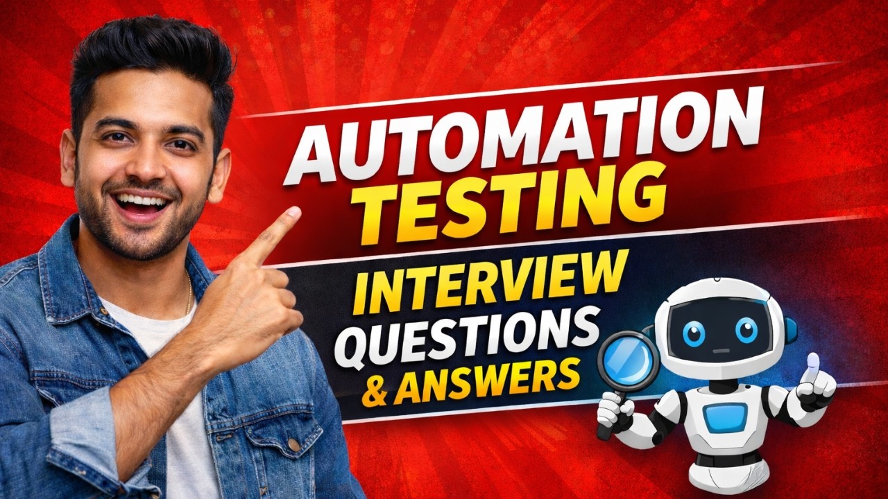 Automation Testing Interview Questions and Answers for Beginners and Experts!