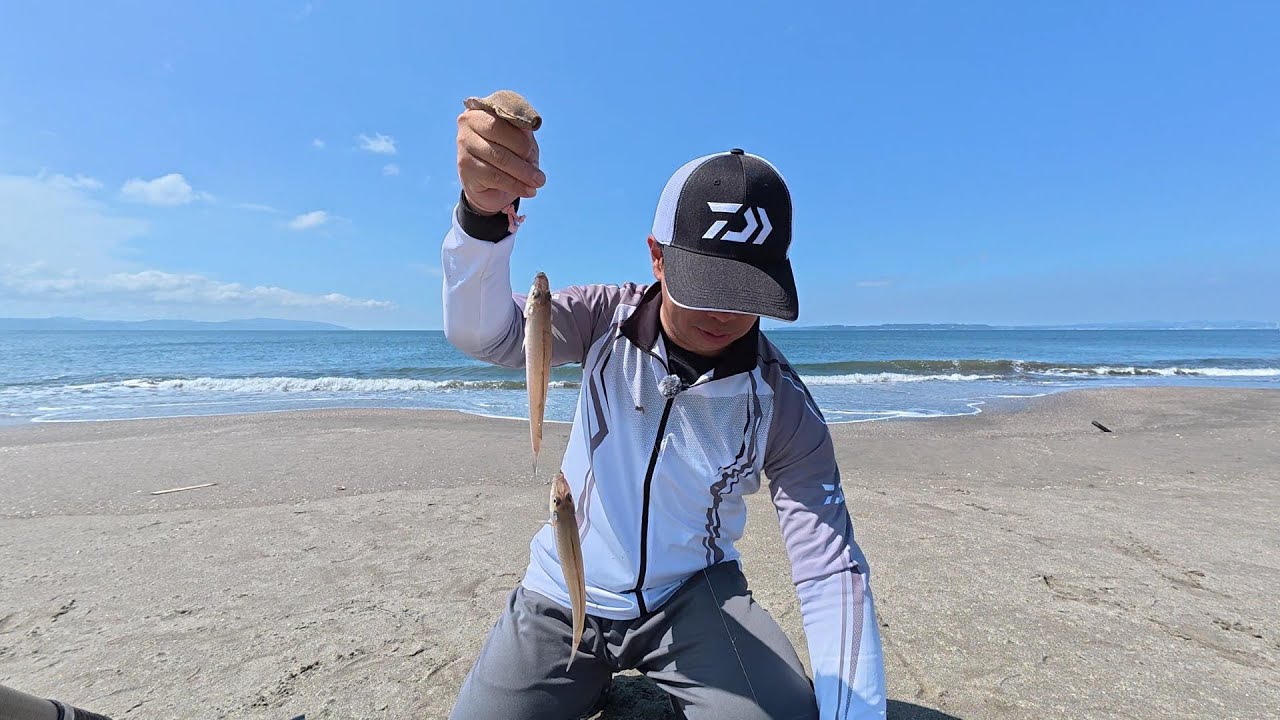 【シロギスの投げ釣り】遠投で良型の連掛け狙い！？@内房サーフ