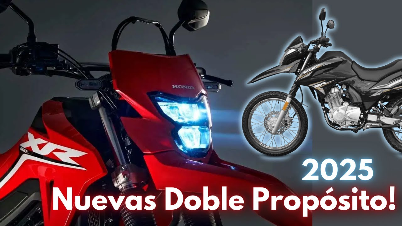 TOP: 7 Mejores Motos Doble Proposito Económicas 2025! Lo Más NUEVO En México!