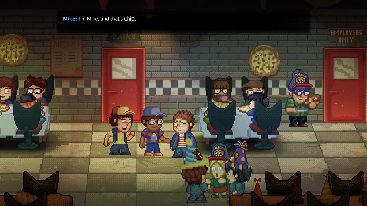Fnaf into the pit w game