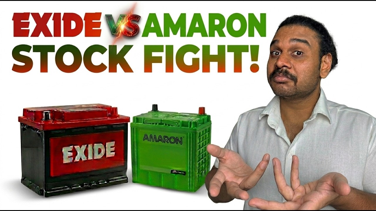 EXIDE VS AMARON | Battery Stocks 
