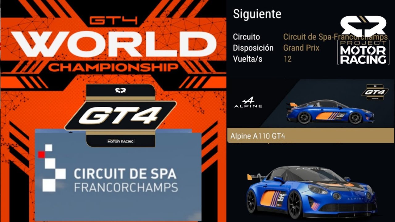 PMR GT4 ALPINE A110  SPA
