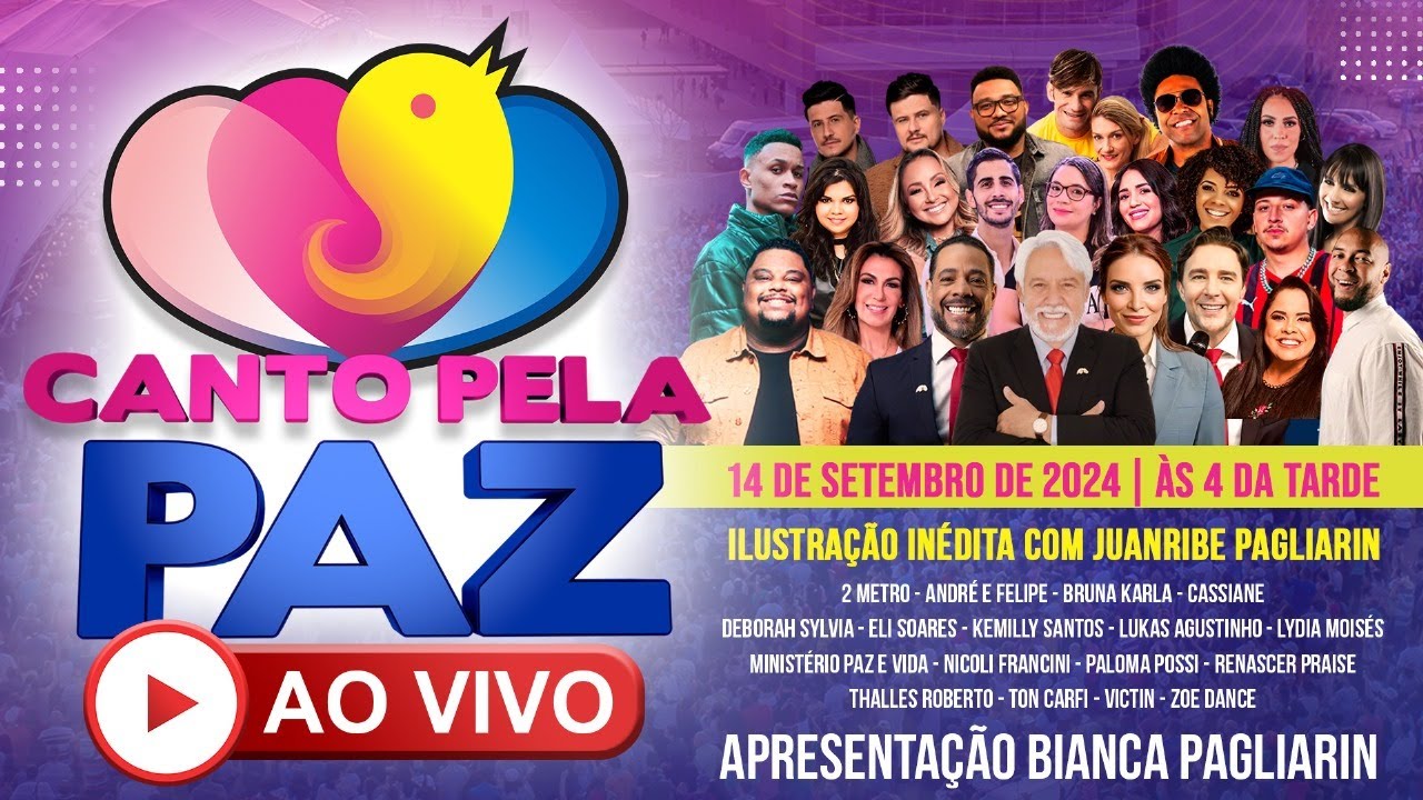 CANTO PELA PAZ 2024 - AO VIVO